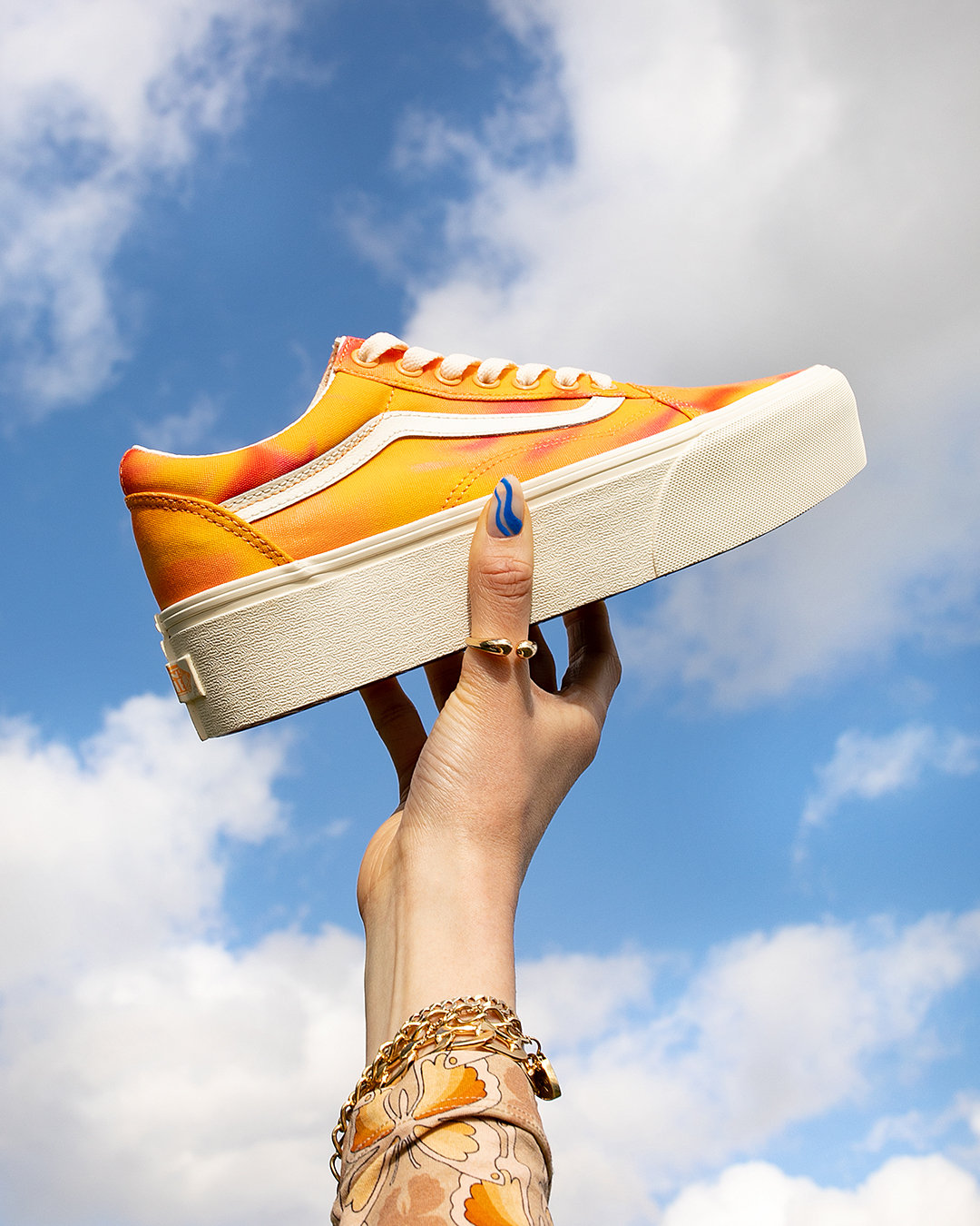 Vans Old Skool Platform in Yellow