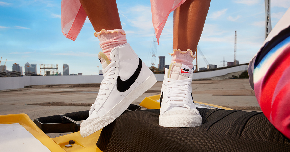 White Nike Trainers for a Wedding - Women's