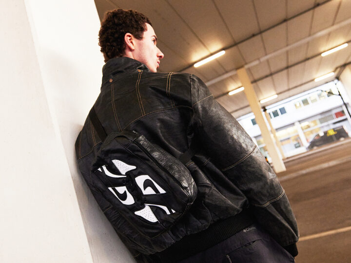 Vintage Threads image with man in black leather jacket